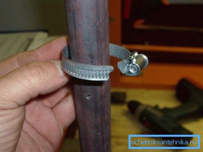 Eliminazione di una perdita puntiforme. Eliminazione di una perdita puntiforme.