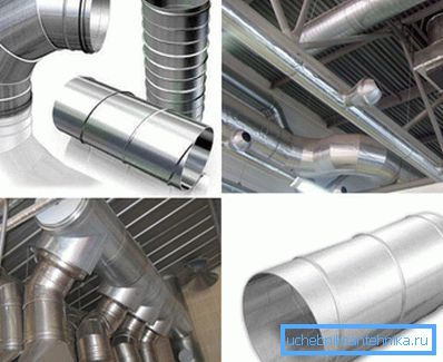 Tubi di ventilazione metallici per vari scopi Tubi di ventilazione metallici per vari scopi