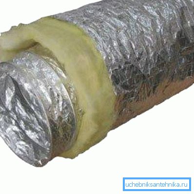 Condotto di ventilazione con bassa rumorosità e bassa conduttività termica Condotto di ventilazione con bassa rumorosità e bassa conduttività termica