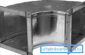 Uscita di ventilazione a 90 gradi con attacco a flangia Uscita di ventilazione a 90 gradi con attacco a flangia