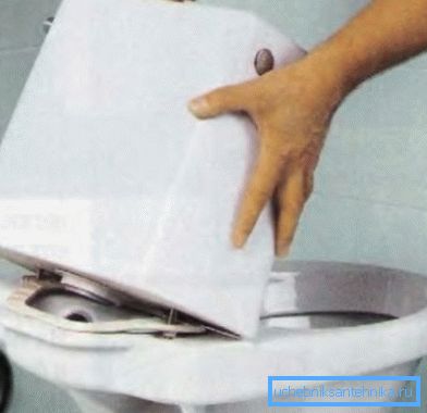 Prima smantellare e poi decidere come incollare il water Prima smantellare e poi decidere come incollare il water