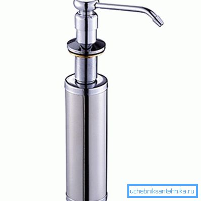 Dispenser per lavello incorporato. Dispenser per lavello incorporato.