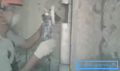 Ritaglia un frammento del riser Ritaglia un frammento del riser