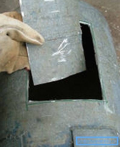 Foro tagliato per il forno.