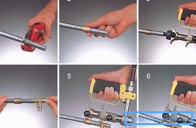 Qui puoi vedere una rappresentazione schematica della tecnica di installazione.