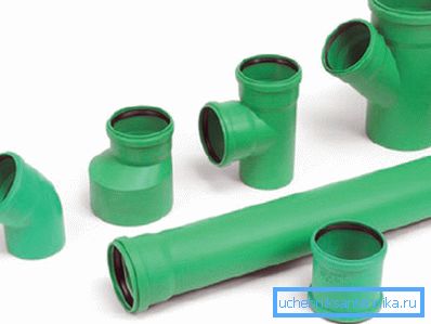 Colore verde: per i sistemi di drenaggio Colore verde: per i sistemi di drenaggio