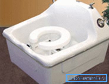 Versione femminile del bidet doccia Versione femminile del bidet doccia